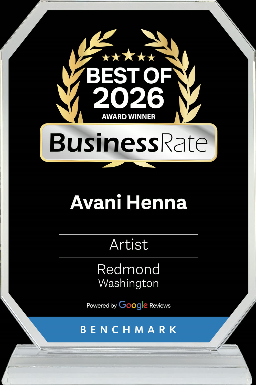 Best of 2026 Google Business Rate Award